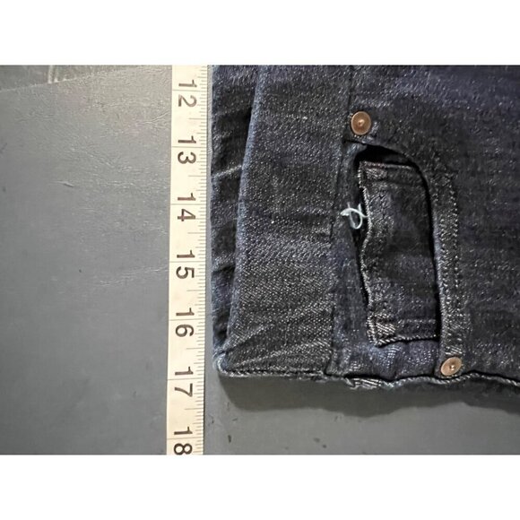 Lands End Womens Denim Jeans Size 16 Petite Wlastic Waist pull on stretch - Picture 9 of 15